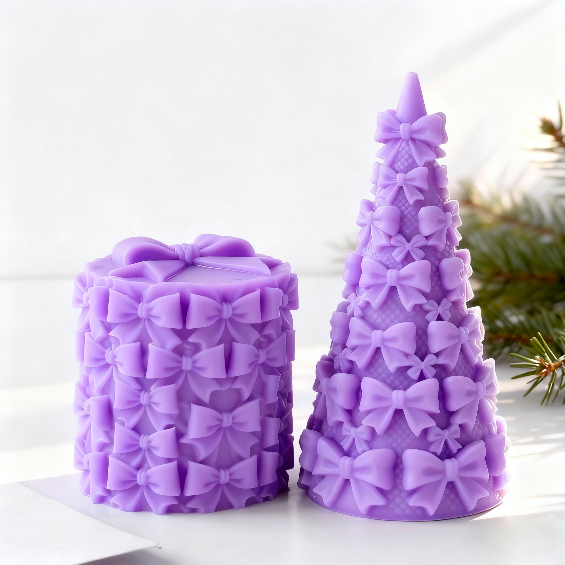Candle Making Party - ثلاثية الأبعاد ربطة القوس فيونكة شجرة