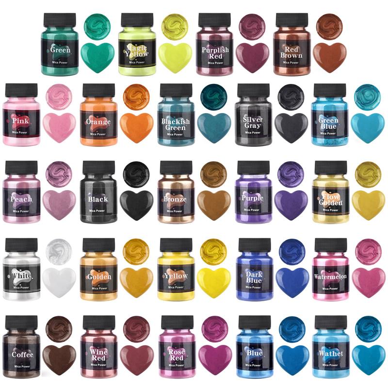 Candle Dye Chip - 50 مللي الراتنج الصباغ حشو بيرليسسينت