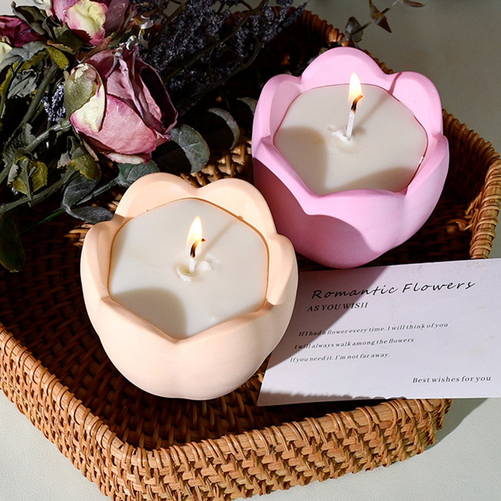 توليب شمعة حامل قوالب السيليكو - مراجعة Candle Making Class وسعره