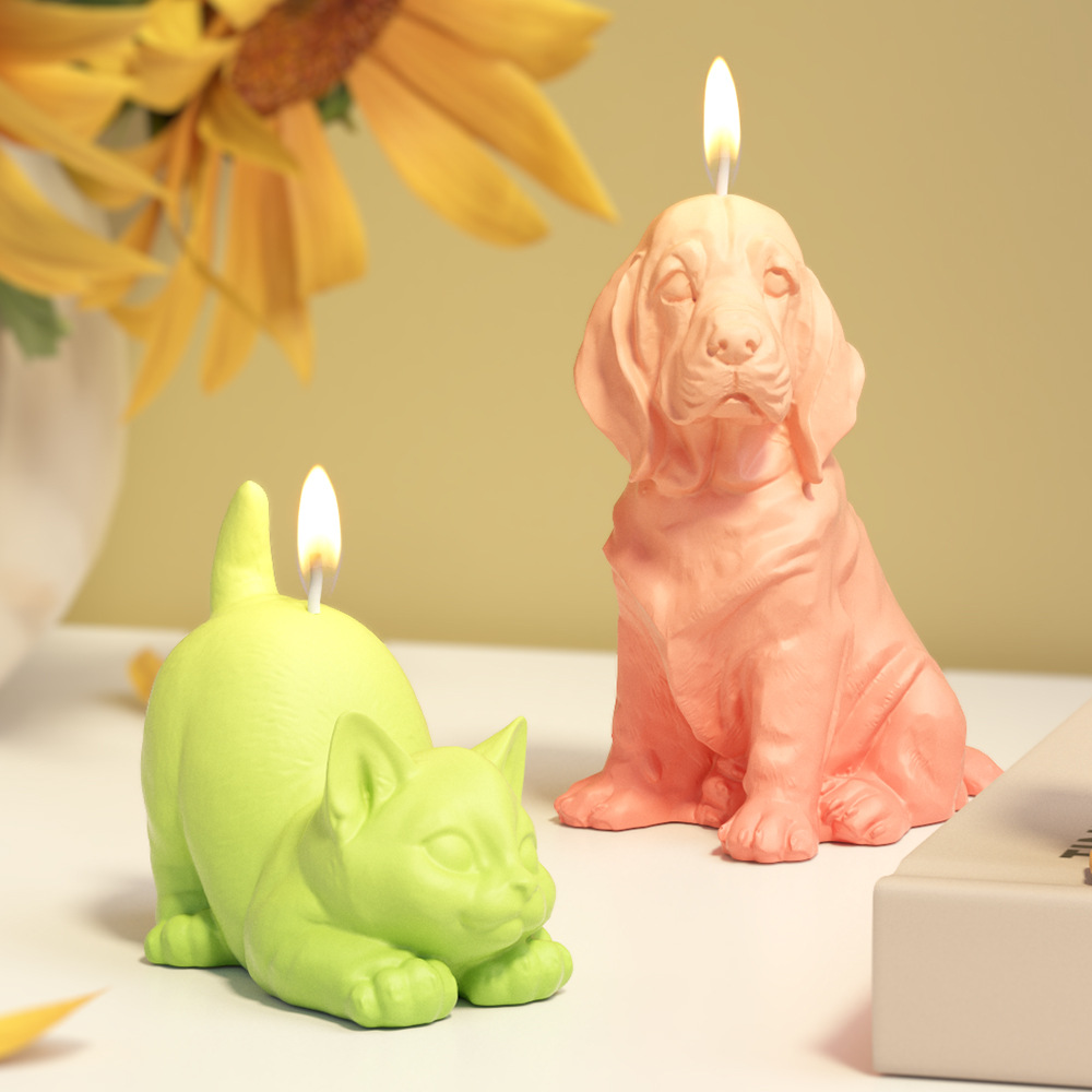 يجلس لابرادور جرو قالب من السي - مراجعة Candle Making Party وسعره