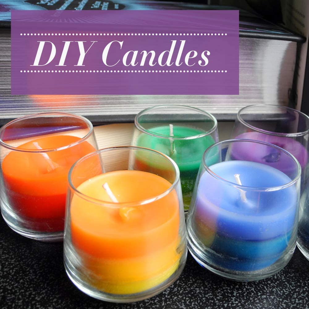 34 ألوان/مجموعة شمعة صبغ رقائق - مراجعة Candle Dye Chip وسعره