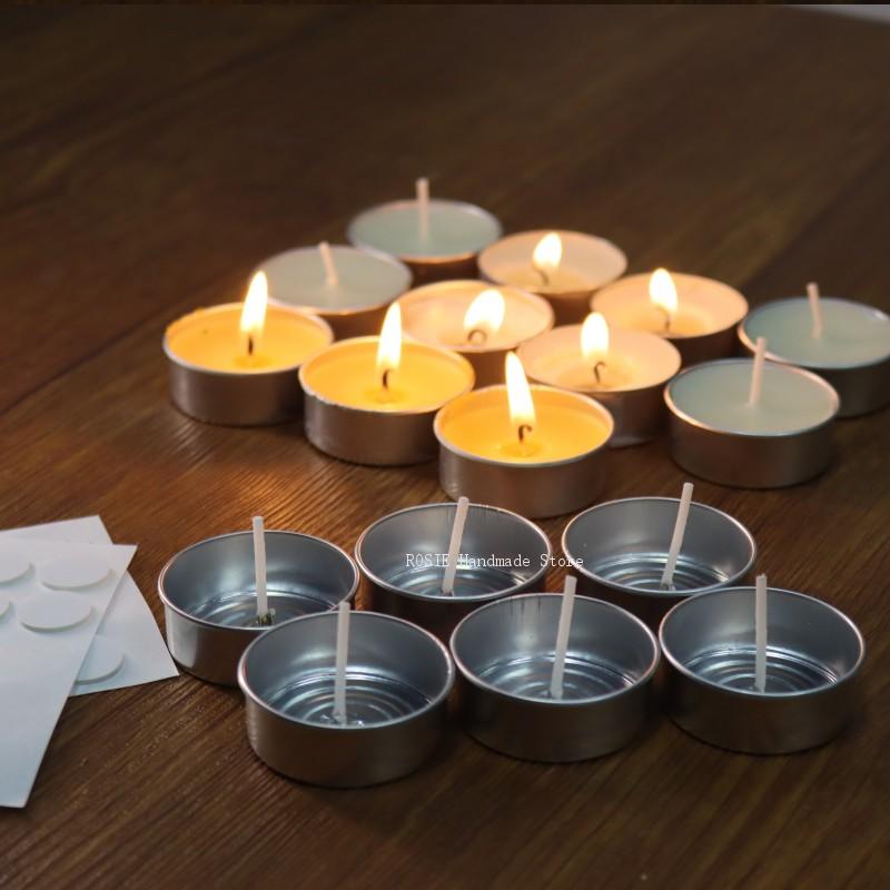 علبة شمع شاي دائرية من الألومن - مراجعة Candle Making Class وسعره