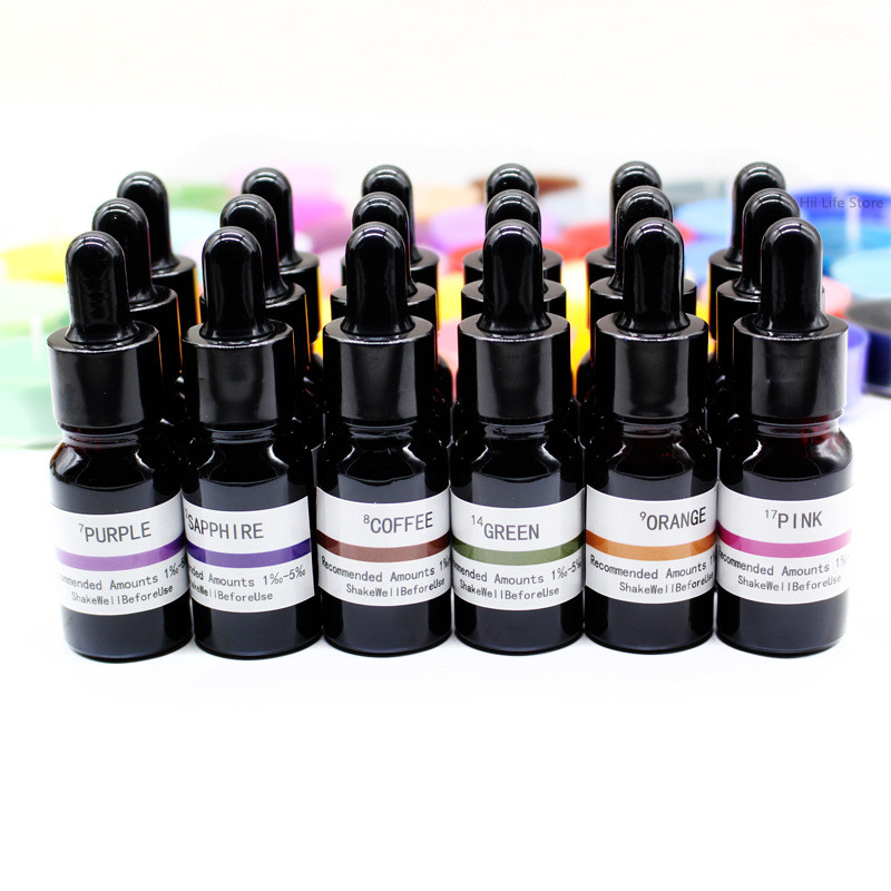 صبغة سائلة للشموع بتركيز عالٍ  - مراجعة Candle Dye Chip وسعره