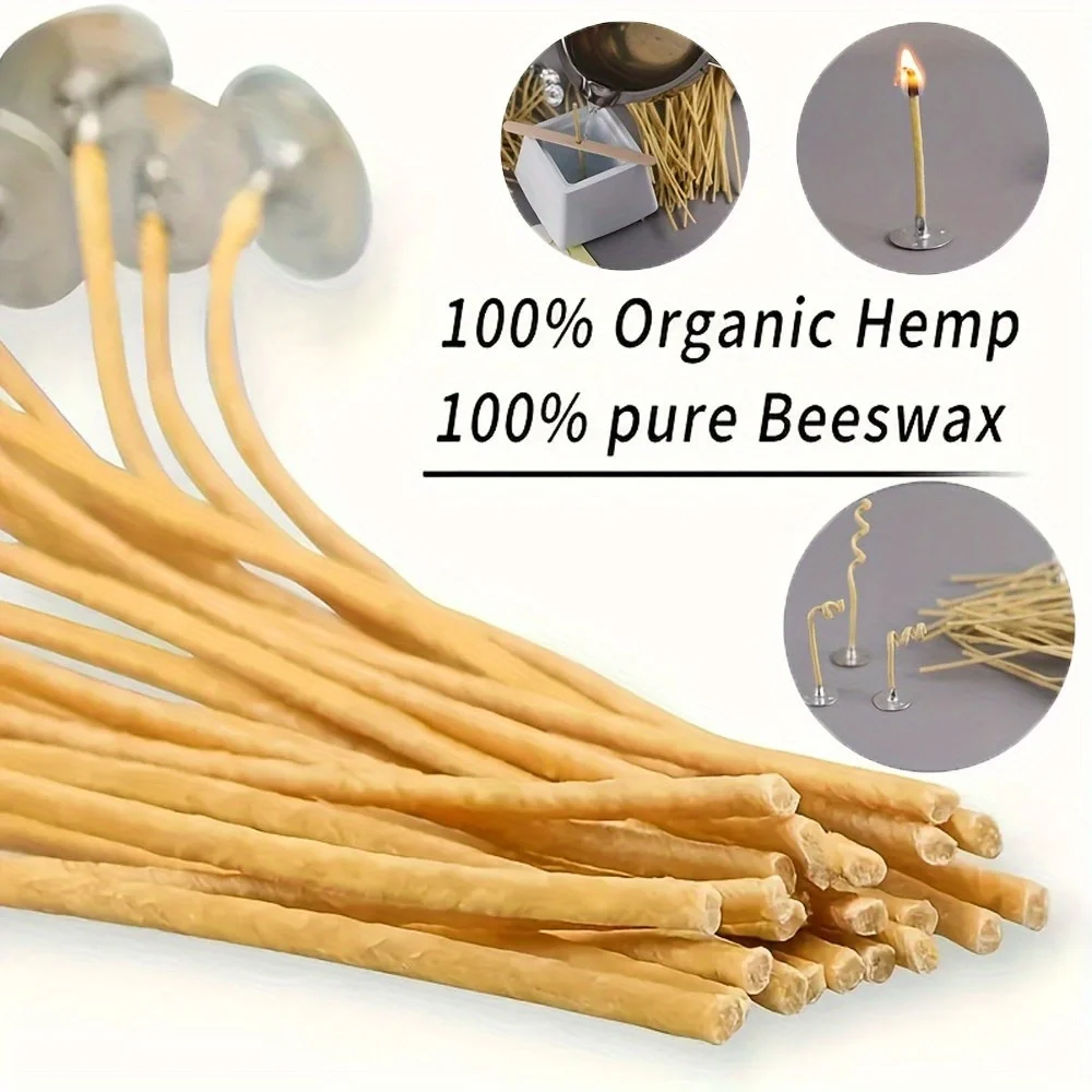 شمعة الفتائل 50 قطعة 8 بوصة ال - مراجعة Candle Making Video وسعره