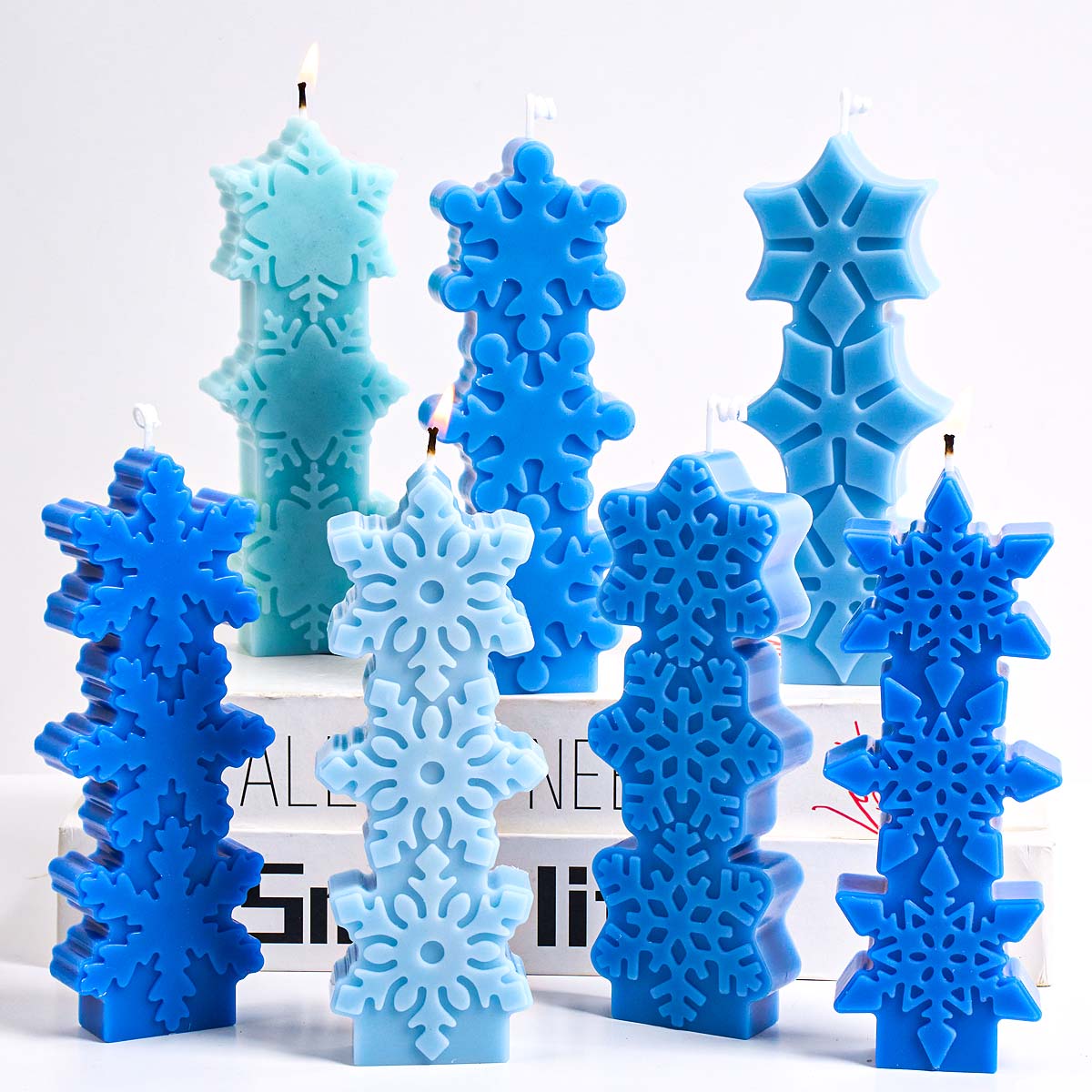 عيد الميلاد ندفة الثلج قالب شم - مراجعة Candle Making Party وسعره