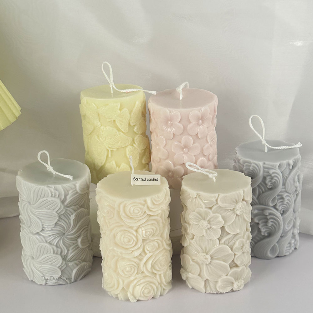زهرة فراشة عمودي سيليكون قالب  - مراجعة Candle Making Party وسعره