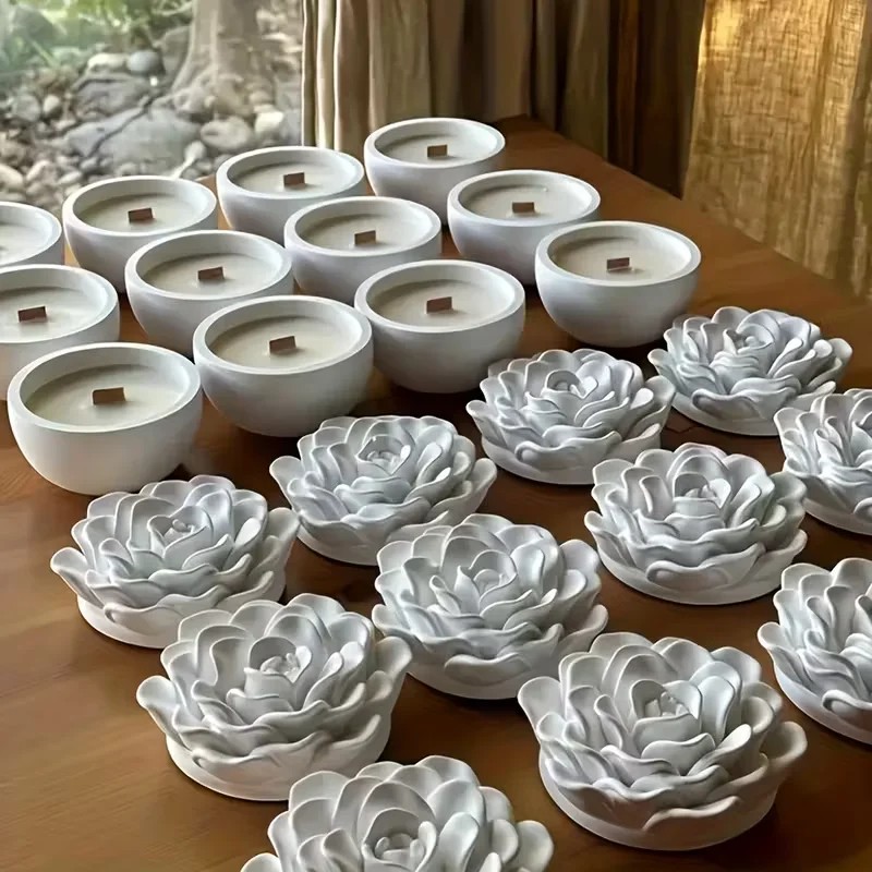 قالب سيليكون عالي الجودة لصنع  - مراجعة Candle Making Jars With Lids وسعره