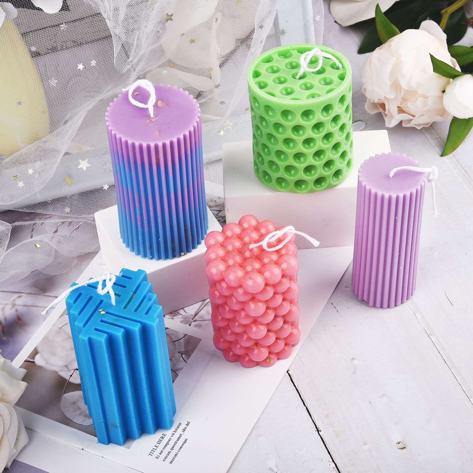 2g صبغ الألوان من الشمع شمعة ا - مراجعة Candle Dye Chip وسعره