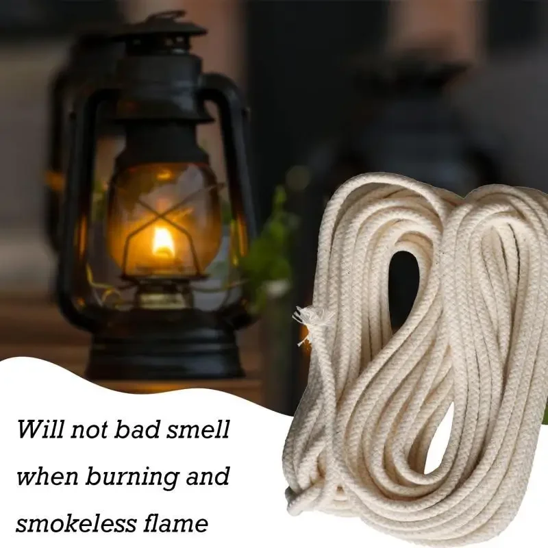 خيط فتيل مصباح زيت قطني 2-8 مم - مراجعة Candle Making Wicks وسعره