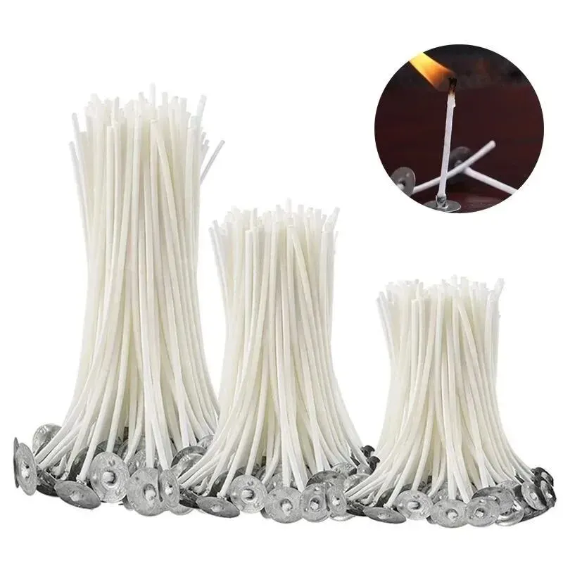 100 قطعة فتائل الشموع 9/15/20  - مراجعة Candle Making Wicks وسعره